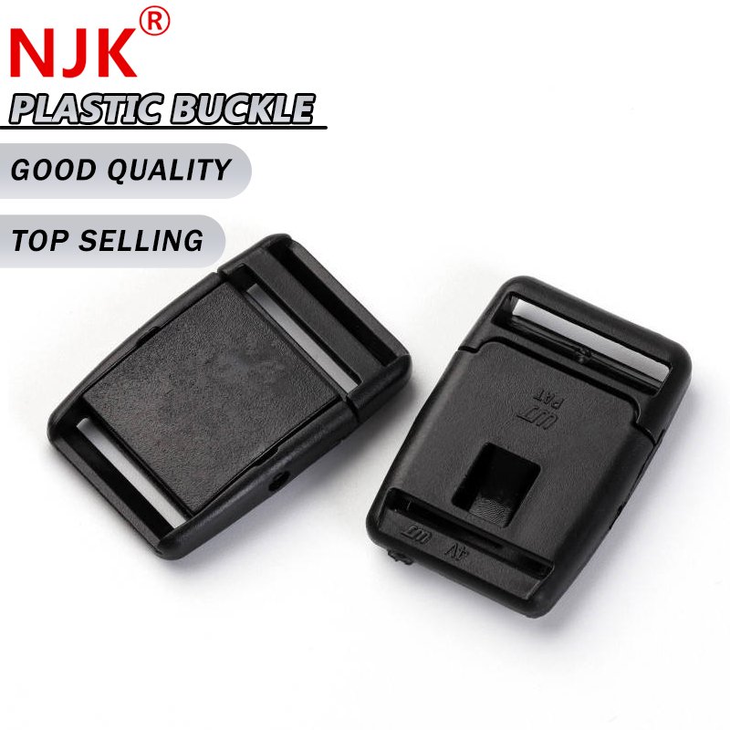 Wholesale 20mm black color split joint release quick parachute heavy-duty plastic buckle