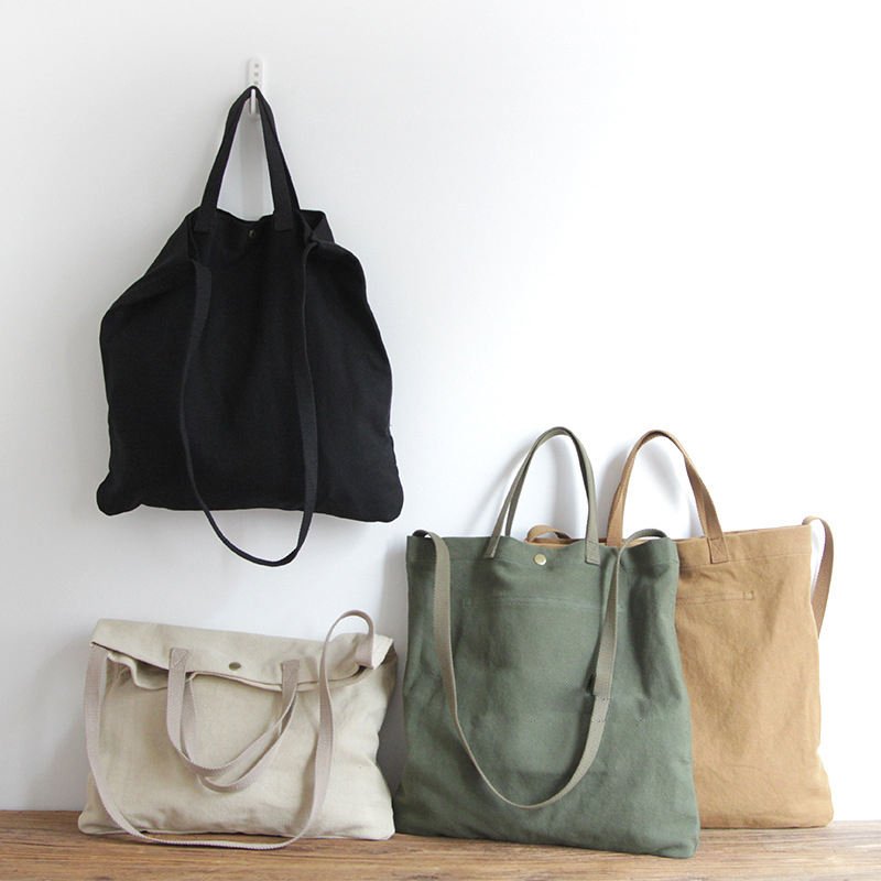 Promotion Customized Women's Clothing Natural Durable Cotton Canvas Boutique Shopping Tote Bag