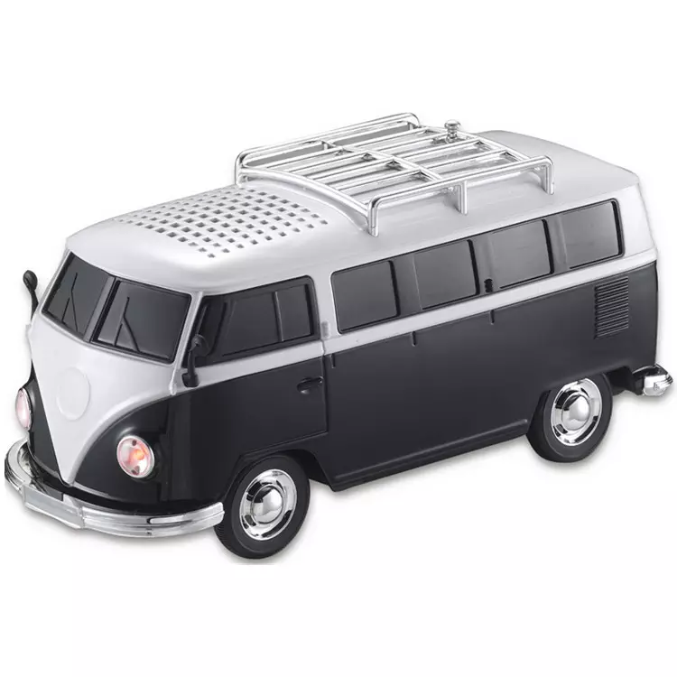 Waterproof mini portable music player BT truck car bass stereo Bluetooth FM USB 5w WS-266 bus wireless speaker with LED light