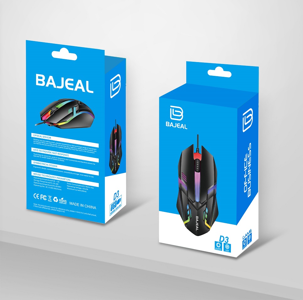 Best Selling Laptop Wired USB Gaming Mouse RGB Gaming Ergonomic Optical Computer Gamers Mouse for Computer